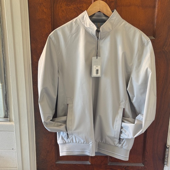 NWT Authentic American Heritage Men’s Small Reversible Bomber Jacket in Cement - Picture 5 of 16